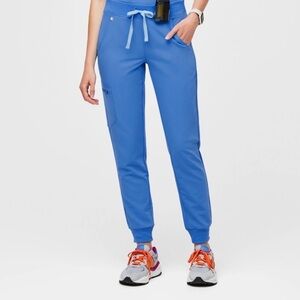 Figs Zamora Scrub Pants - capri blue - large petite